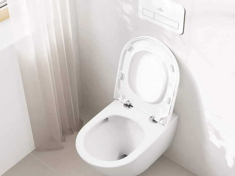 WC suspendu de la collection Subway 3.0 avec technologie TwistFlush pour un rinçage exceptionnellement minutieux.