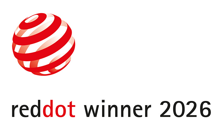 Logo du Red Dot Award 2026 Logo officiel du Red Dot Award 2026 – gage de qualité internationale pour un design produit remarquable.